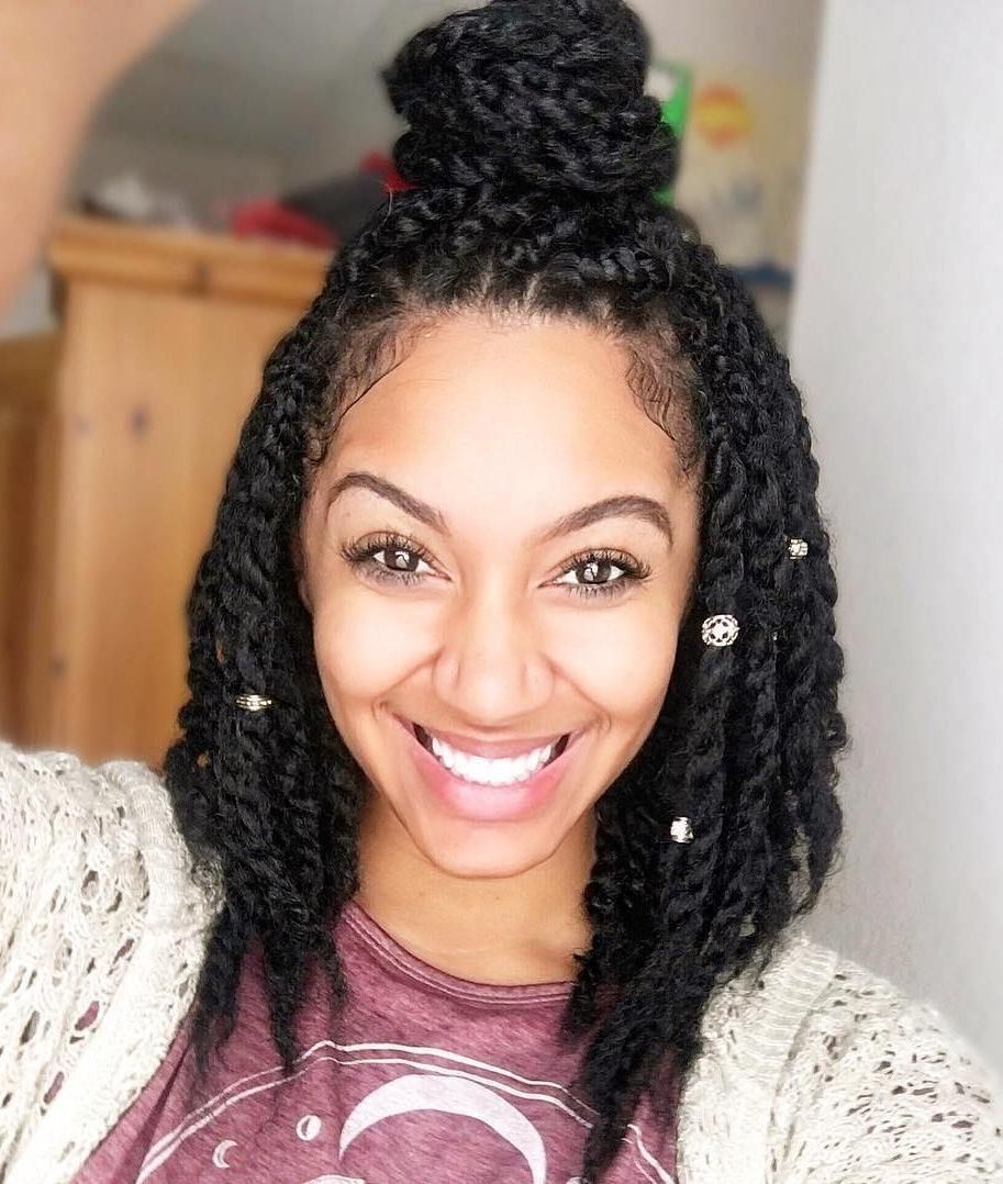 Protective Styles Within Most Popular Braided Hairstyles With Natural Hair (View 11 of 15)