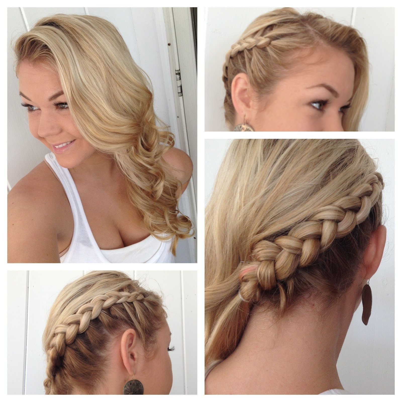 Side Braid With Classic Curls (View 4 of 15)