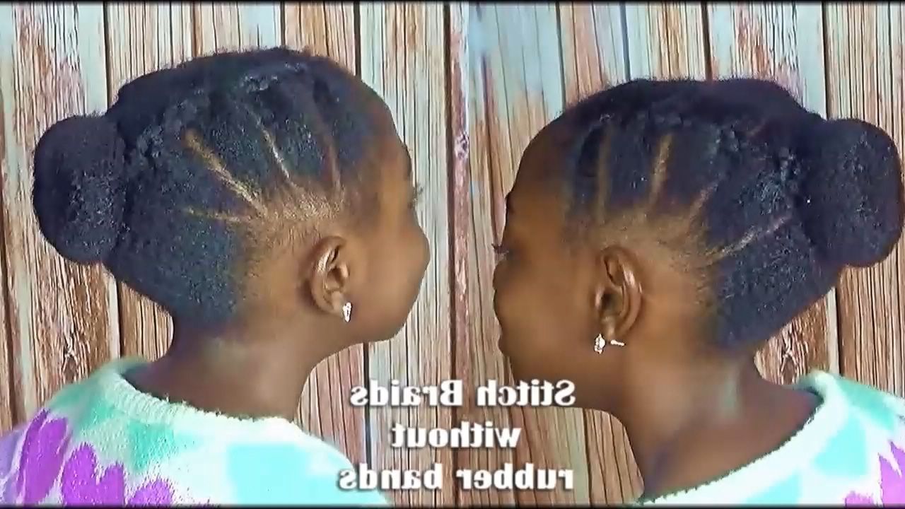 Stitch Braids Without Rubber Bands And A Low (View 8 of 15)