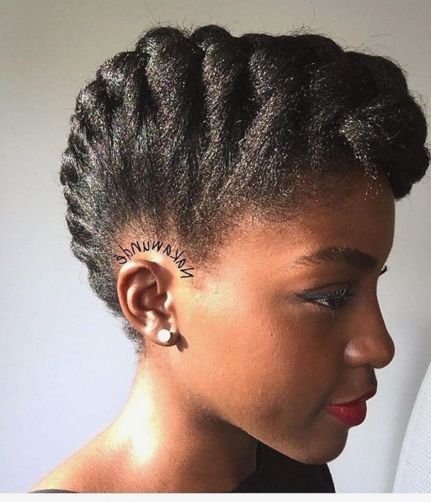 Stunning French Braid Updo Natural Hair Black Naps For Braided For Most Recent Braided Updos African American Hairstyles (View 15 of 15)