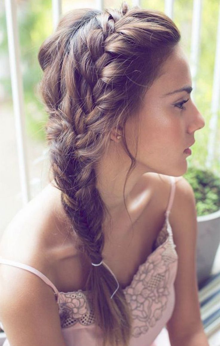 Summer Braids, Easy And Summer With Regard To Most Recent Braided Hairstyles To The Side (View 6 of 15)