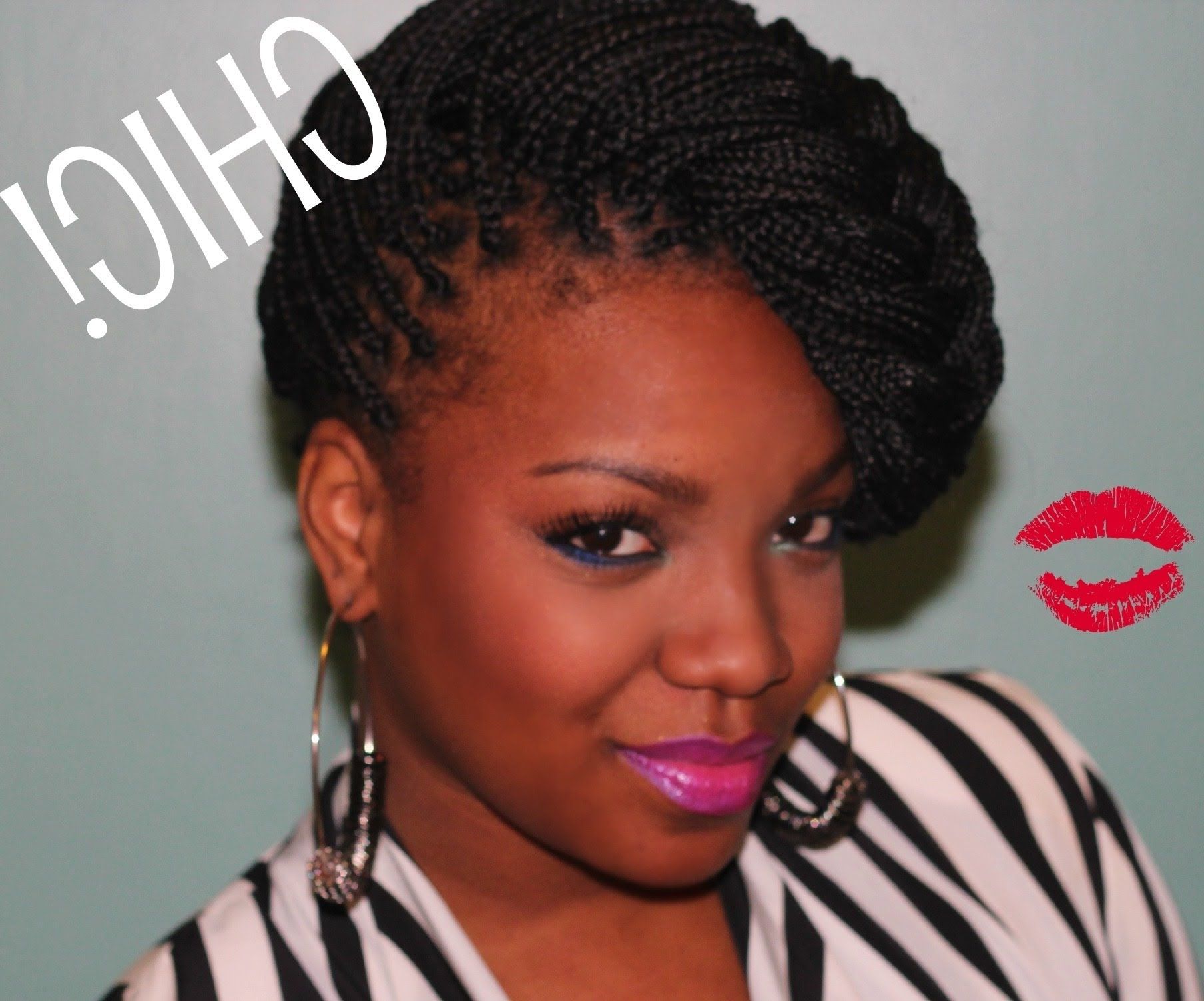 Trendy Pinned Up Braided Hairstyles Within How To Style Your Box Braids! – Youtube (View 5 of 15)