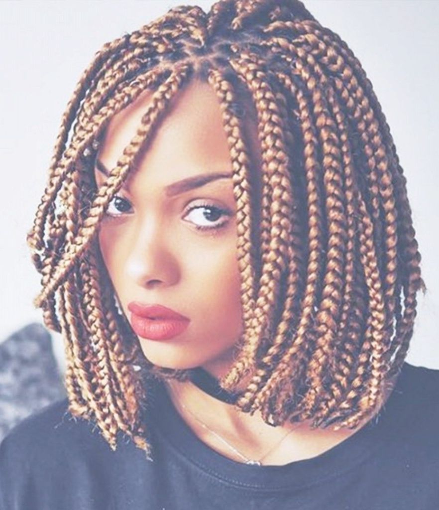 Well Known Braided Bob Hairstyles In Braided Bob Hairstyles Amazing 14 Dashing Box Braids Bob Hairstyles (View 13 of 15)