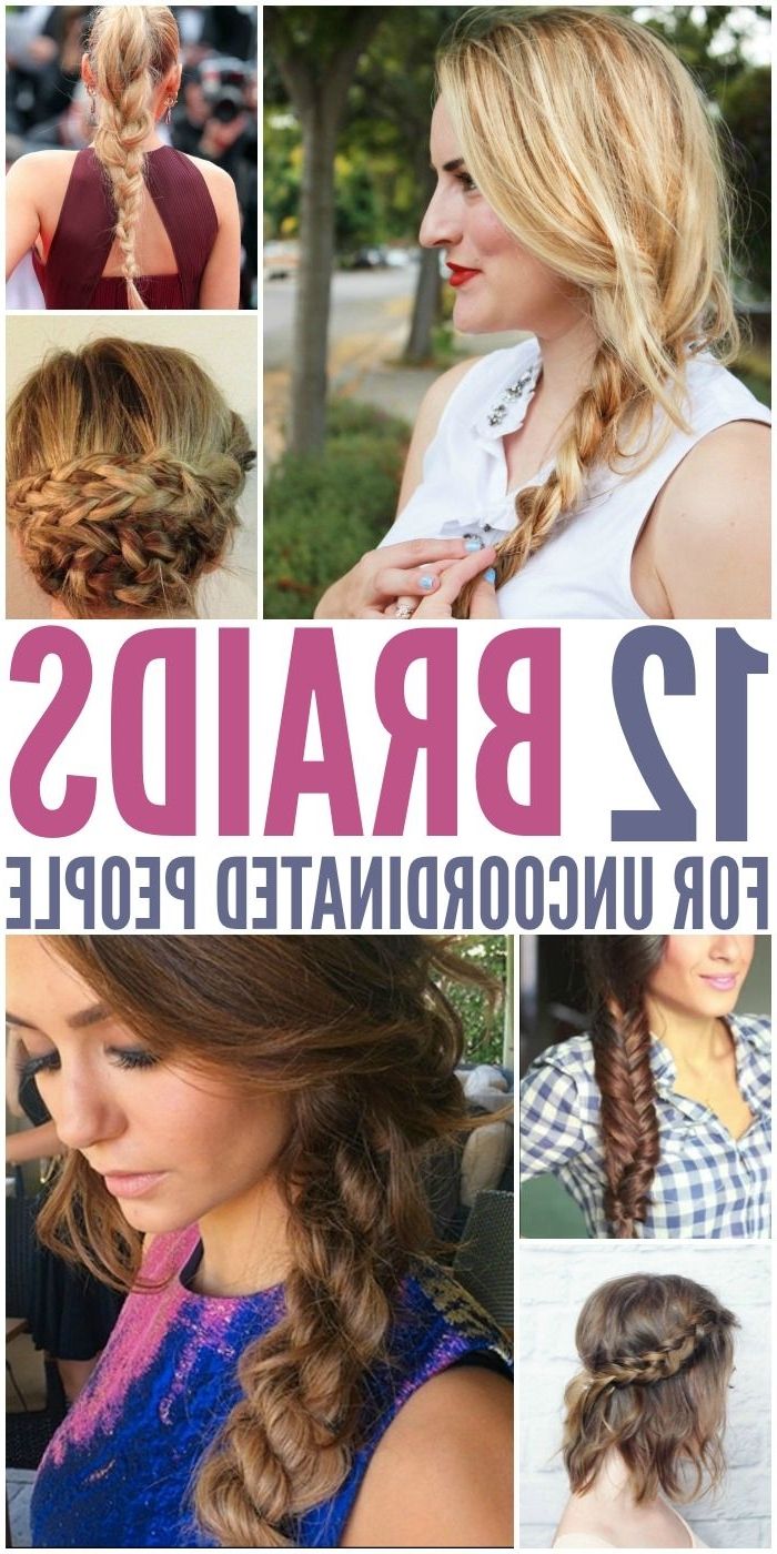 12 Best Hair Images On Pinterest For Most Current Half Updo With Long Freely Hanging Braids (View 13 of 15)