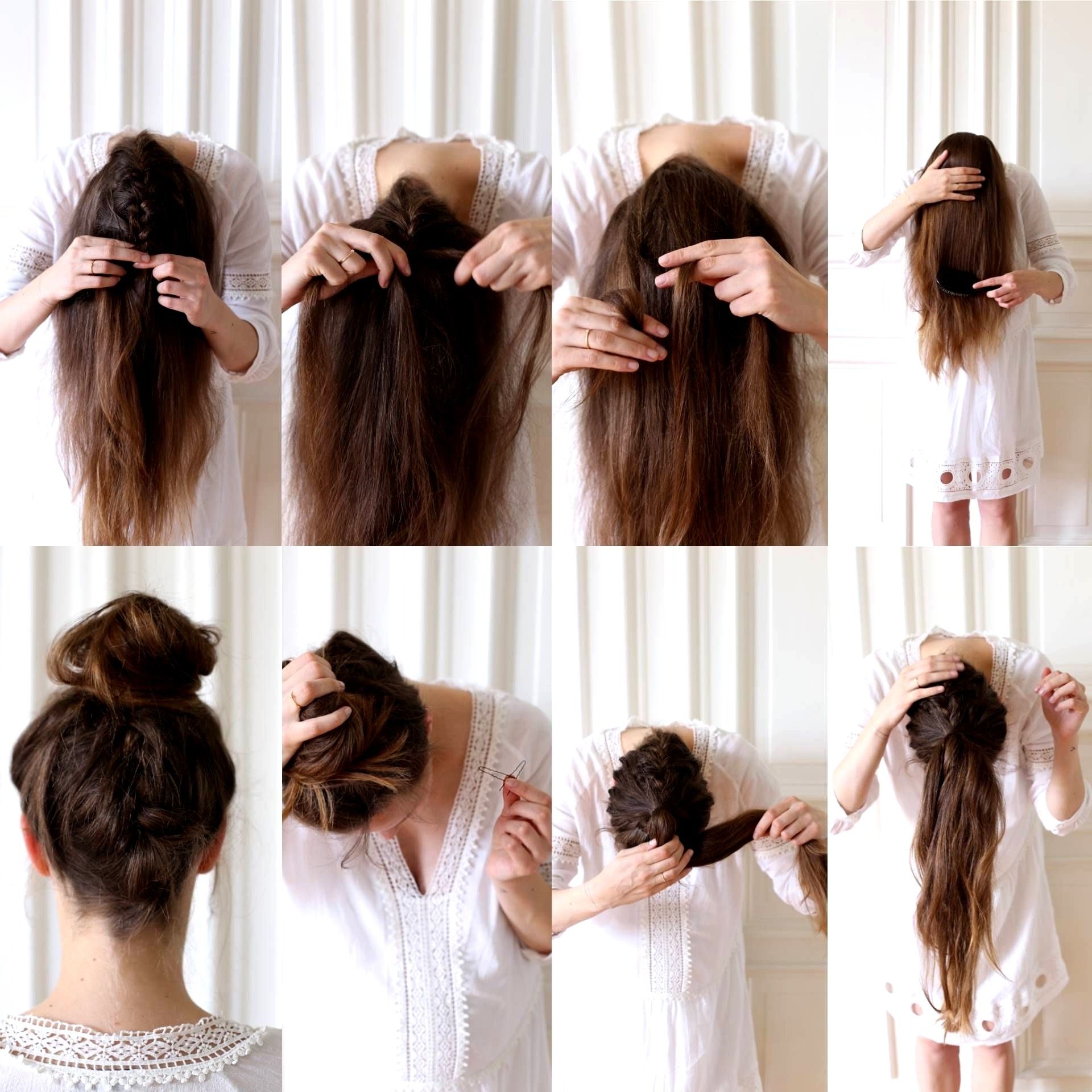 20 Great Upside Down French Braid Tutorial Within Current Upside Down French Braids Into A Bun (View 12 of 15)