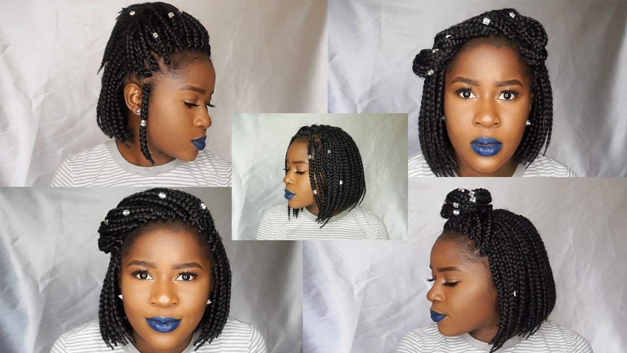 2017 Cornrows Bob Hairstyles With How To Style A Box Braid Bob 8 Ways!!! (View 13 of 15)