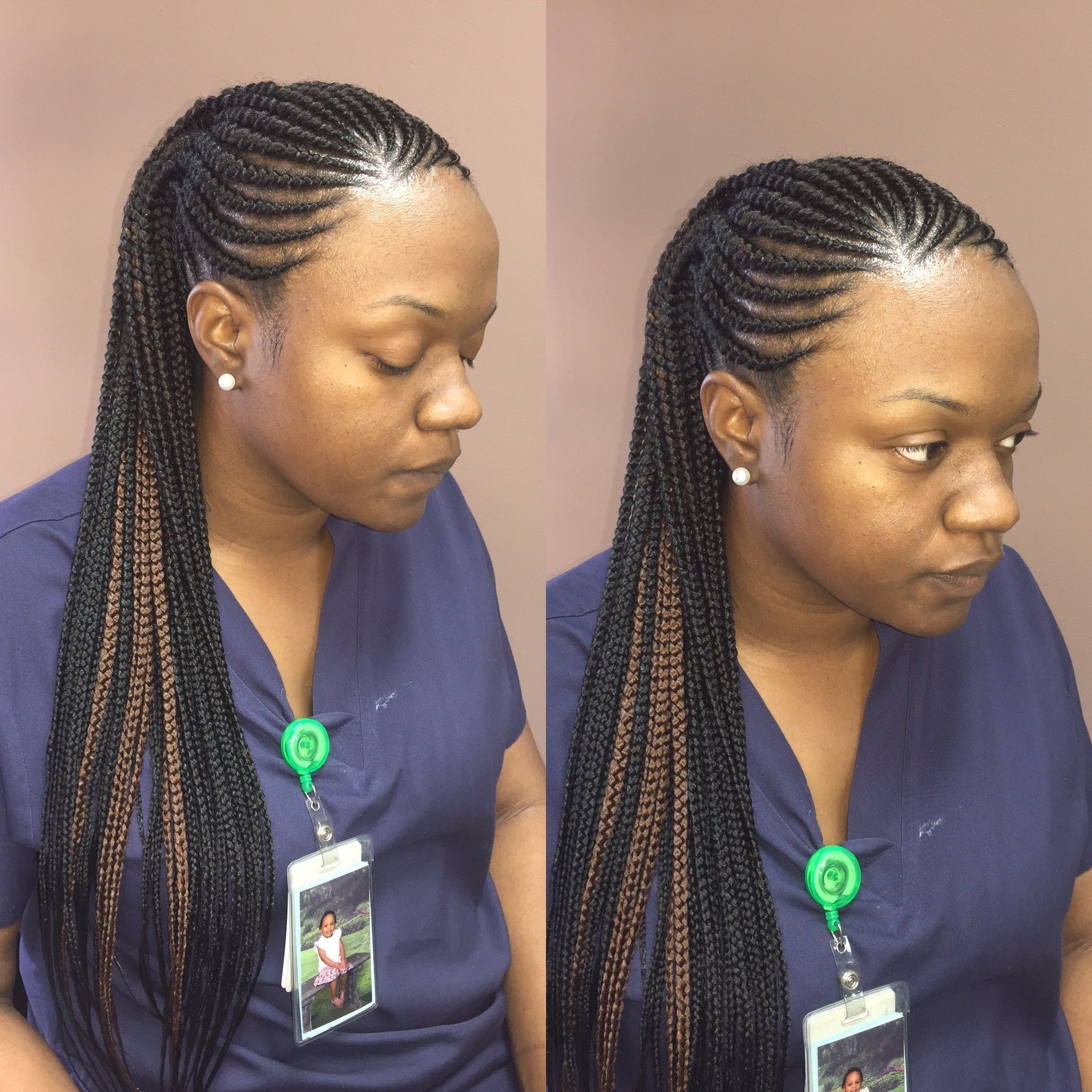 2018 Cornrows Ponytail Hairstyles In Corn Rows, Ghanabraids, Cornrows Ponytail, Protective Styles (View 3 of 15)