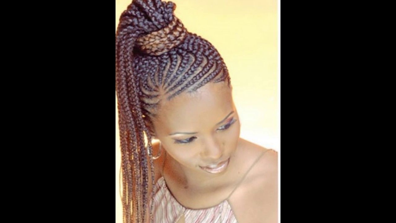 2018 Zambian Braided Hairstyles Throughout Oh My God!! Check Out The Latest Ghana Braid 2016 For Women – Youtube (View 9 of 15)