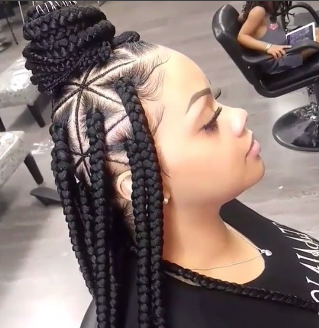 42 Chunky Cool Jumbo Box Braids Styles In Every Length For Most Popular Long Chunky Black Braids Hairstyles (View 9 of 15)