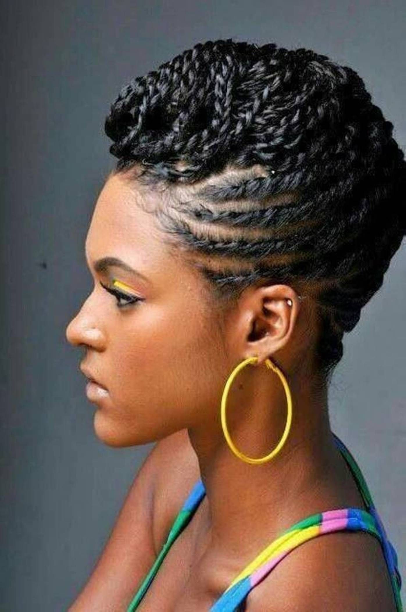 Awesome Collection Of Cornrows Hairstyles For Black Women For 2017 Straight Up Cornrows Hairstyles (View 11 of 15)