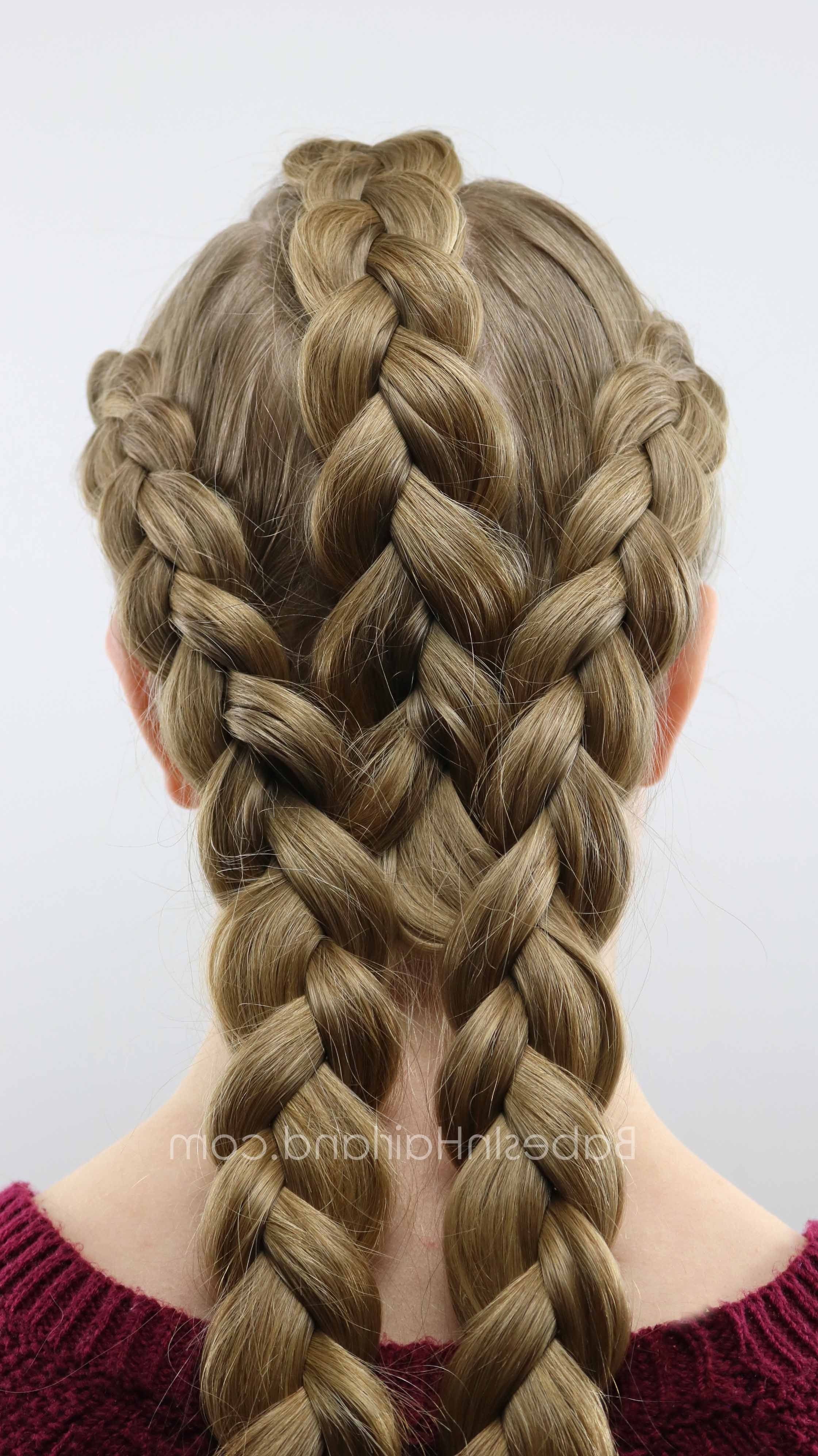 Beautiful School & Sports Pertaining To Newest Triple Braid Hairstyles (View 3 of 15)