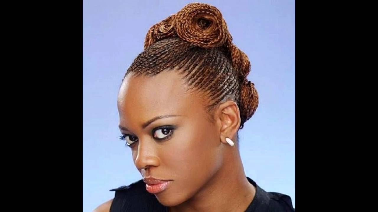 Braids Hairstyle For Round Face – Youtube Inside Most Current Cornrows Hairstyles For Round Faces (View 6 of 15)