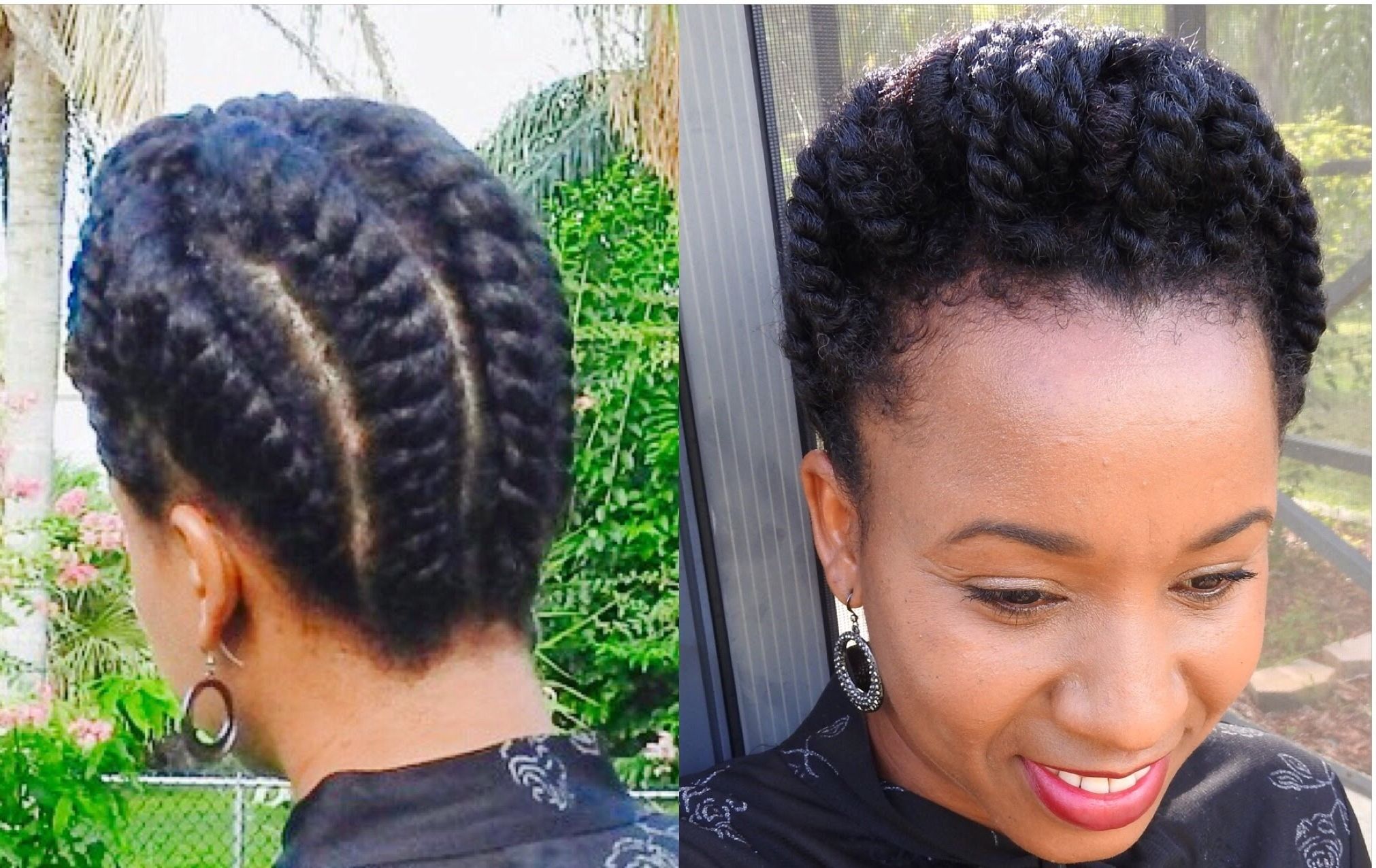 Chunky Flat Twist Protective Hairstyle – Youtube Pertaining To Favorite Chunky Cornrows Hairstyles (View 3 of 15)