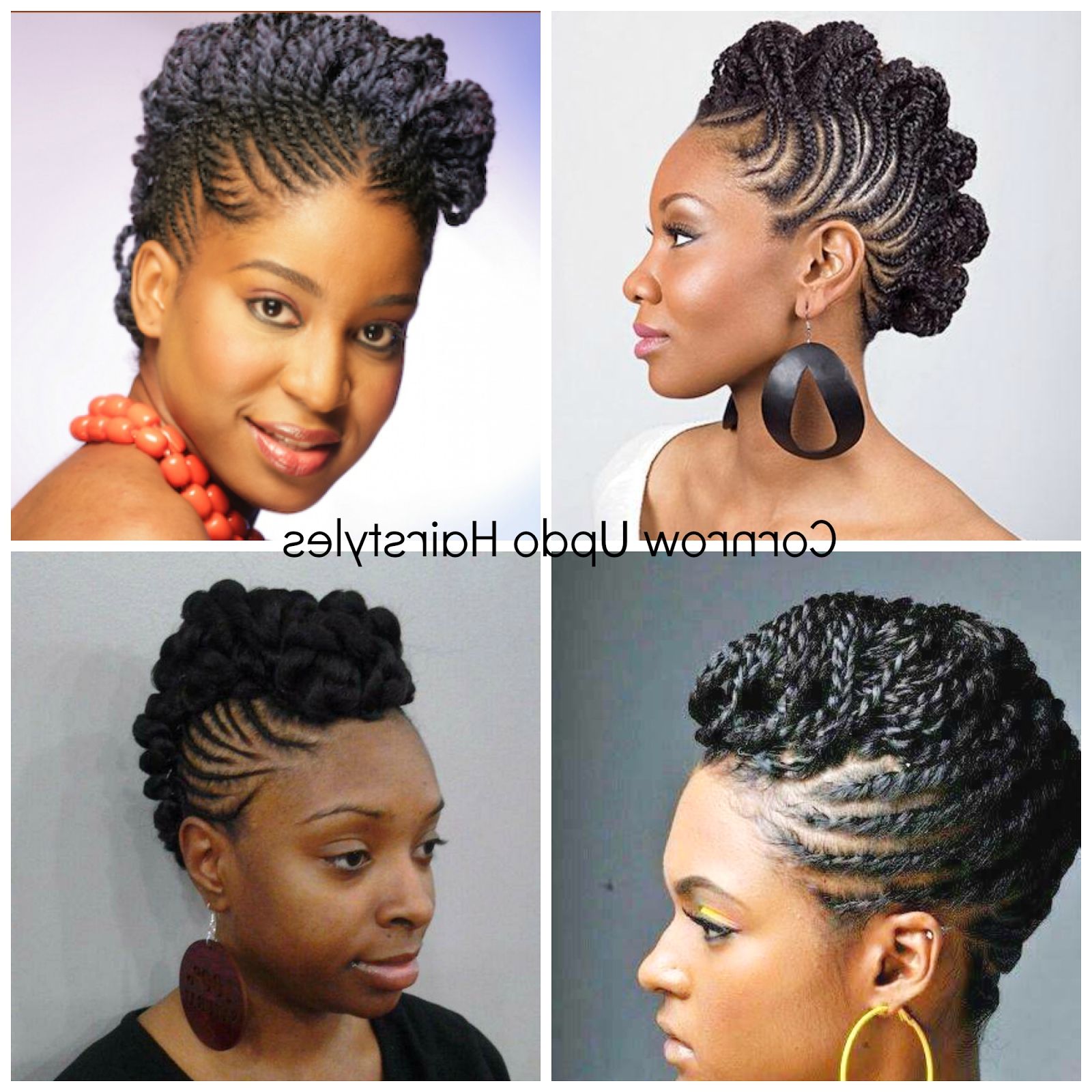 Collection Of Solutions Cornrows Hairstyles For Natural Hair Regarding Preferred Cornrows Hairstyles For Natural Hair (View 8 of 15)