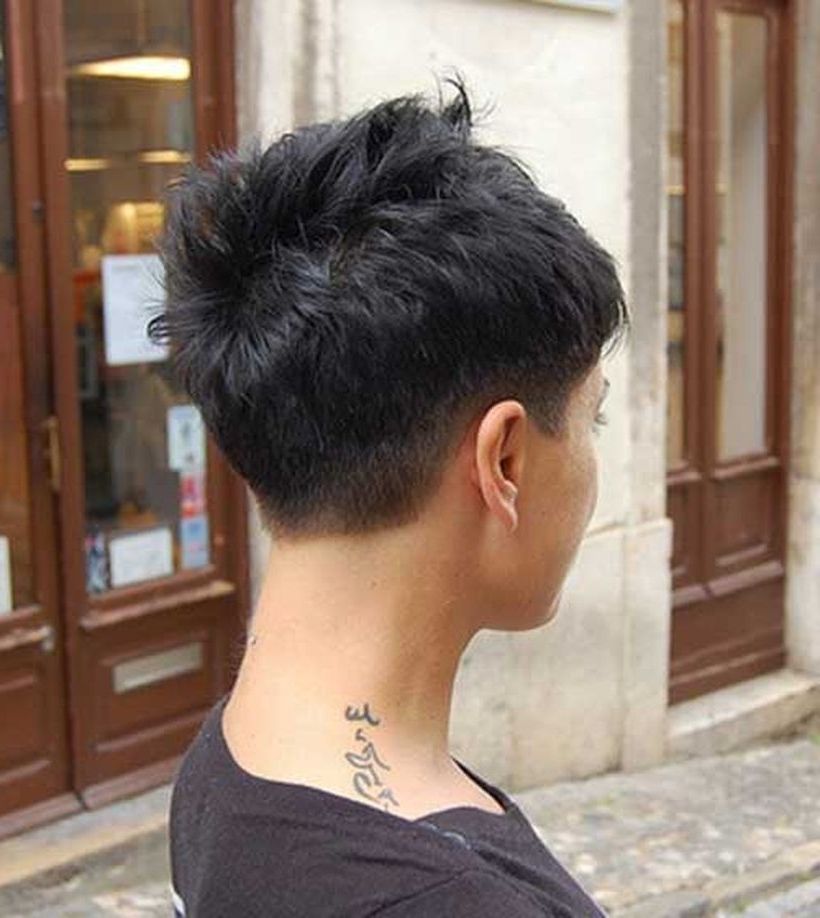 Cool Back View Undercut Pixie Haircut Hairstyle Ideas 20 – Fashion Best Pertaining To Most Recently Released Undercut Pixie (View 13 of 15)
