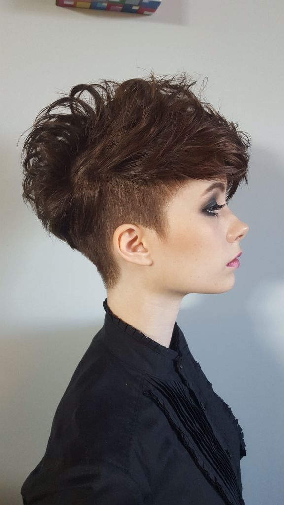 Cool Short Haircuts Shaved Sides – Hairstyles Ideas Intended For Popular Chick Undercut Pixie Hairstyles (View 14 of 15)