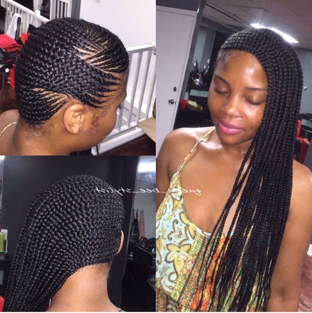 Cornrow On The Side – Yelp Inside Newest Cornrows Hairstyles To The Side (View 8 of 15)