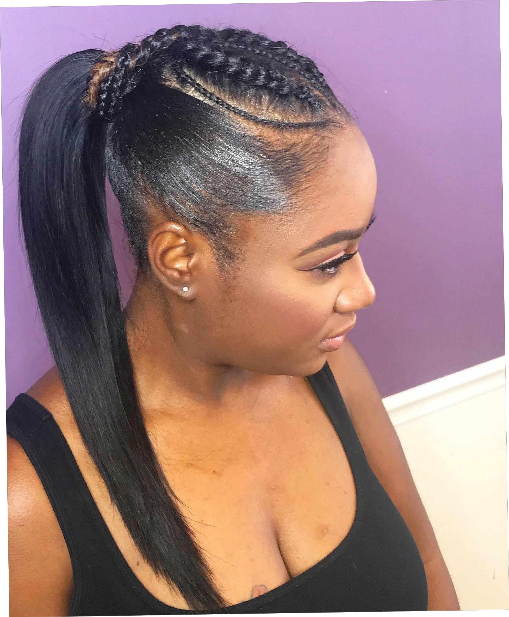 Cornrows Ponytail Protective Styles Photo Hairstyles For African With Regard To Well Known Cornrows Hairstyles With Ponytail (View 5 of 15)