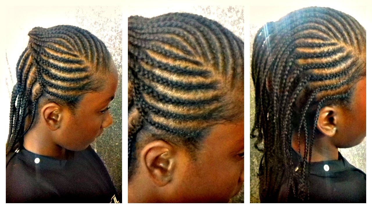 Current Cornrows Hairstyles For Toddlers Within Natural Hair Braids For Kids: 3 Row Cornrows Protective Styling For (View 13 of 15)