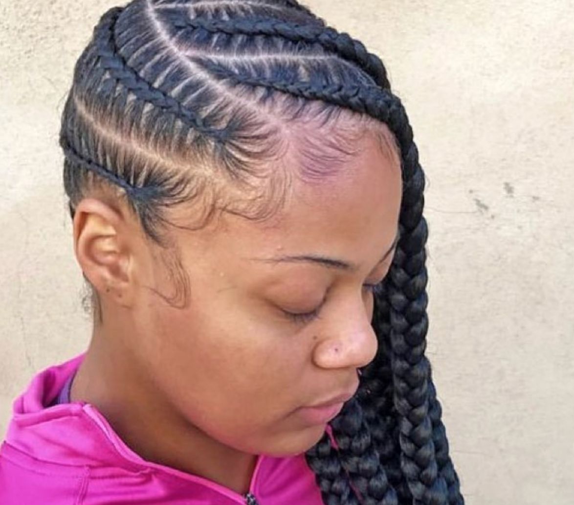 Current Dynamic Side Swept Cornrows Hairstyles With Regard To Flawless Braids@londonstrands – Https://blackhairinformation (View 5 of 15)