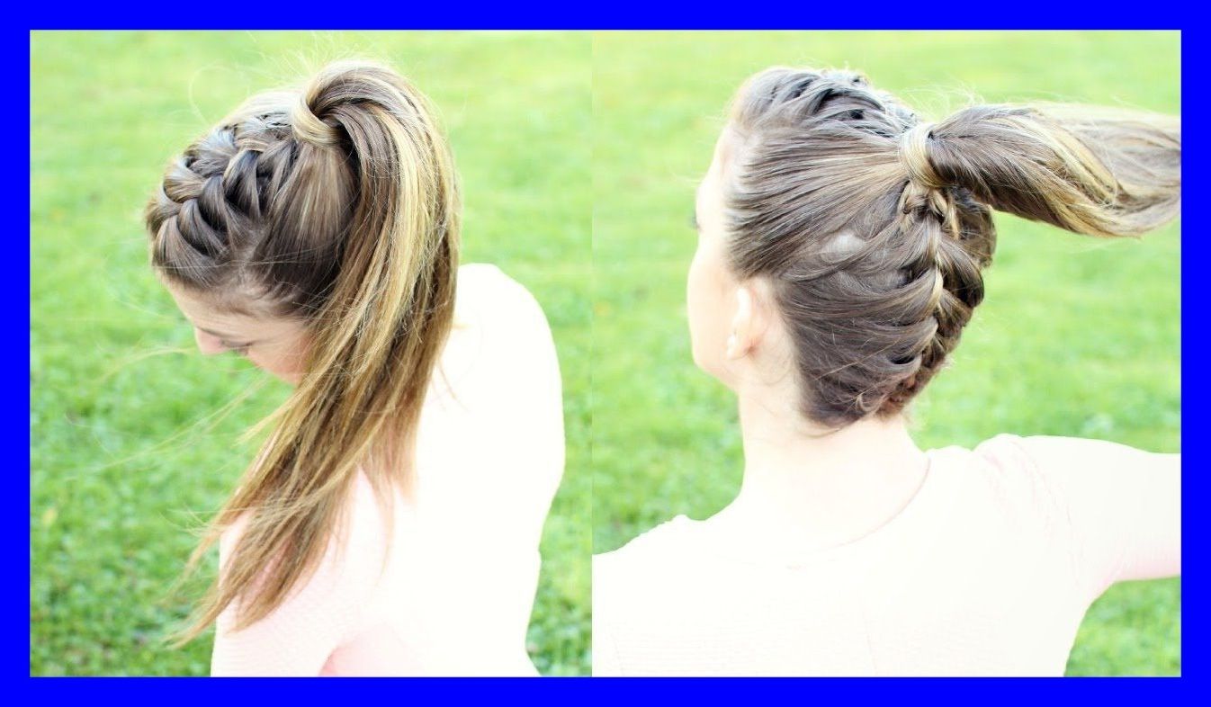 Current Mohawk French Braid Ponytail Hairstyles Throughout Awesome Upside Down French Braid Ponytail Braidsandstyles Pic For (View 11 of 15)