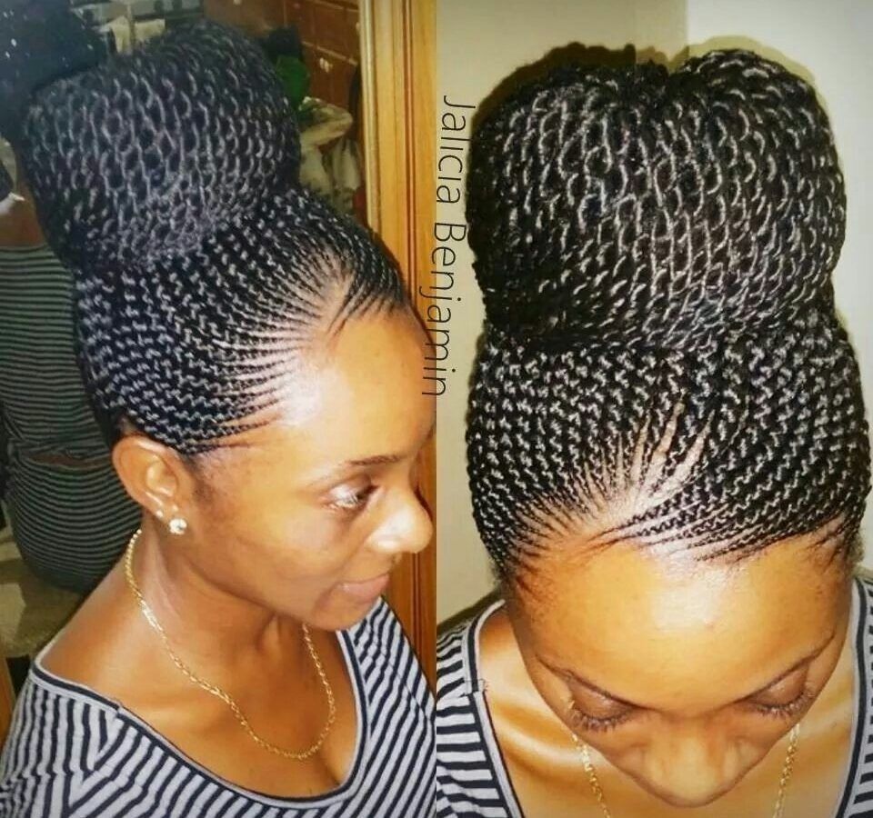 Famous Big Updo Cornrows Hairstyles Throughout Wonderful Cornrowd Hairstyles How To Or Dutch Your Natural Hair (View 9 of 15)