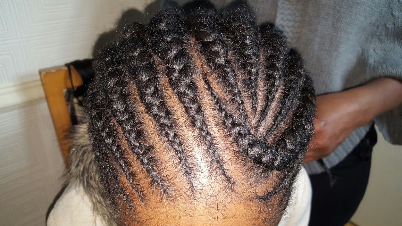 Fashionable Criss Crossed Braids With Feed In Cornrows Throughout Feed In Braids For Natural Kids – Youtube (View 13 of 15)