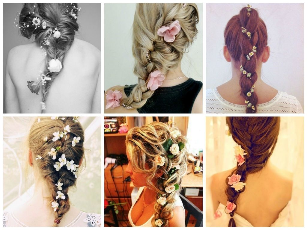 Favorite Braids And Flowers Hairstyles For The Best Way To Wear Flowers In Your Hair – Hair World Magazine (View 6 of 15)