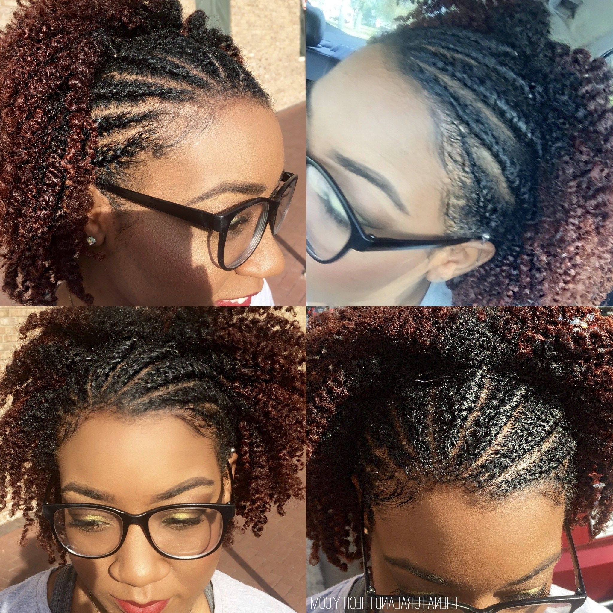 Front Cornrows & Twistout Intended For Well Known Cornrows And Curls Hairstyles (View 5 of 15)