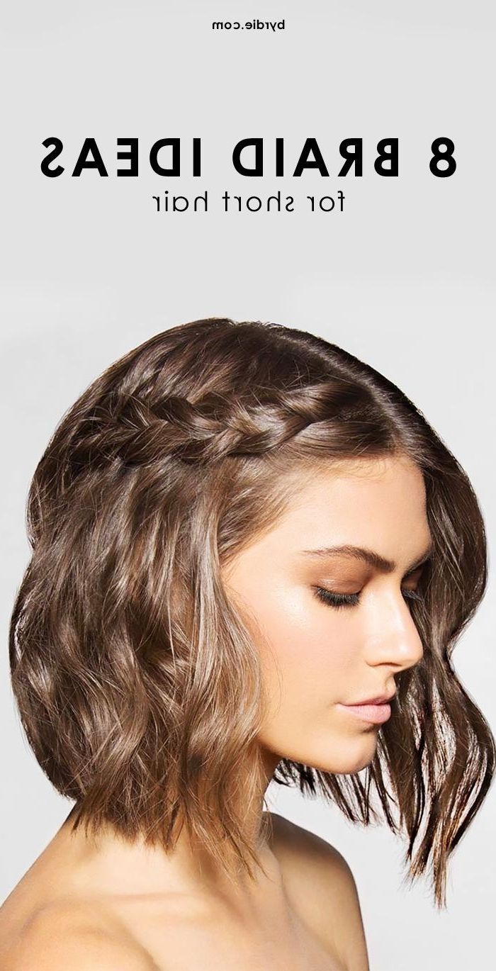Hair Brained Pertaining To Preferred Braided Updo Hairstyle With Curls For Short Hair (View 2 of 15)