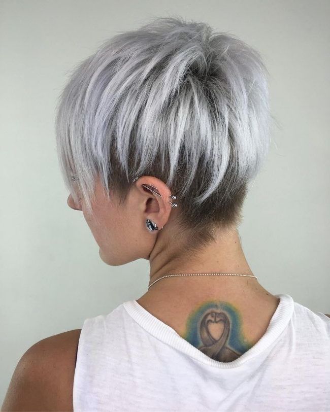 Hair Cut… Within Well Known Choppy Gray Pixie Haircuts (View 6 of 15)