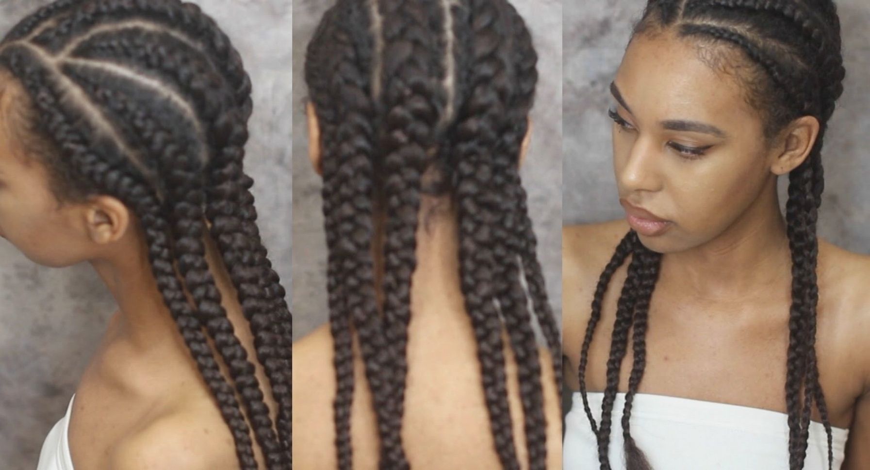 How To Braid Hair With Extensions Invisible Cornrows Youtube Regarding Popular Invisible Cornrows Hairstyles (View 8 of 15)