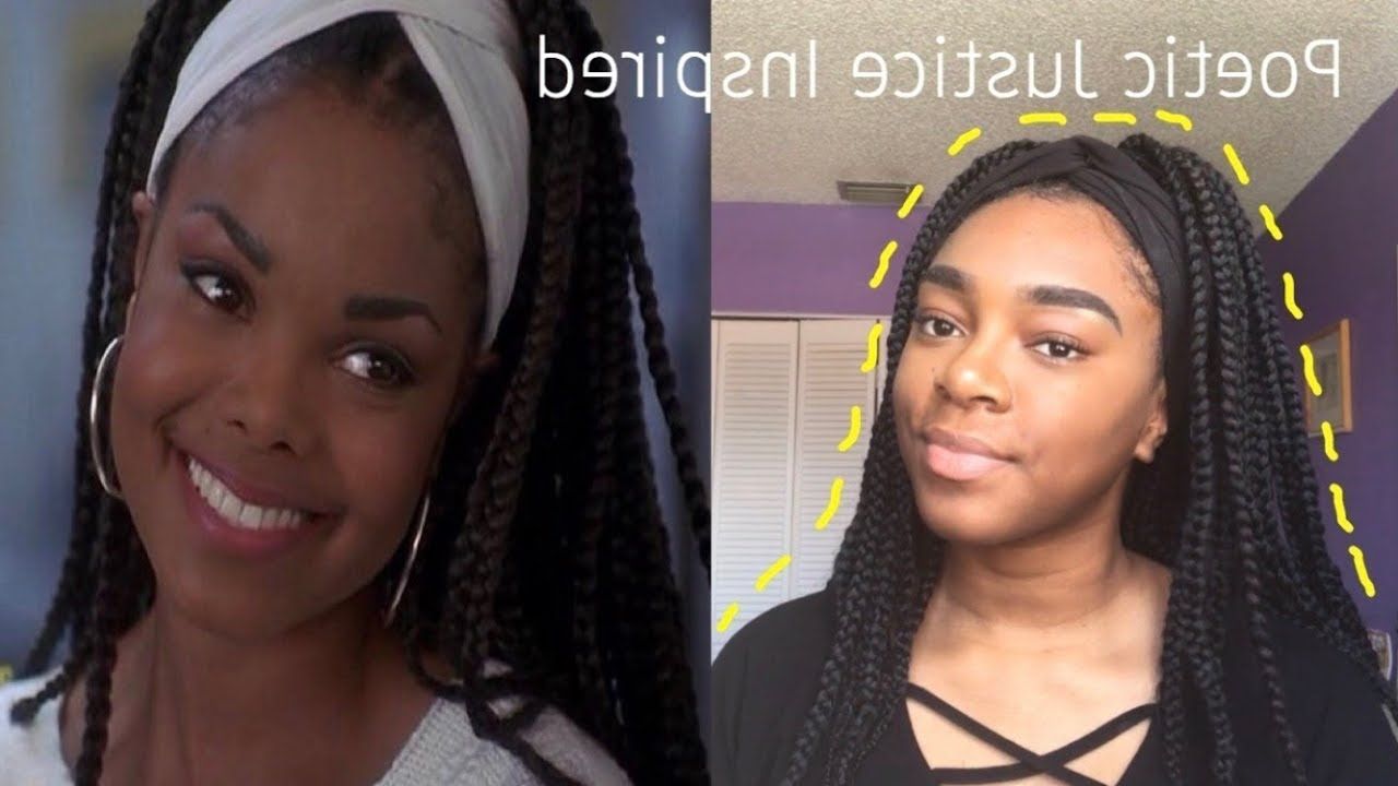Janet Jackson Poetic Justice Box Braids Style ♡ – Youtube Intended For Most Recent Poetic Justice Braids Hairstyles (View 5 of 15)