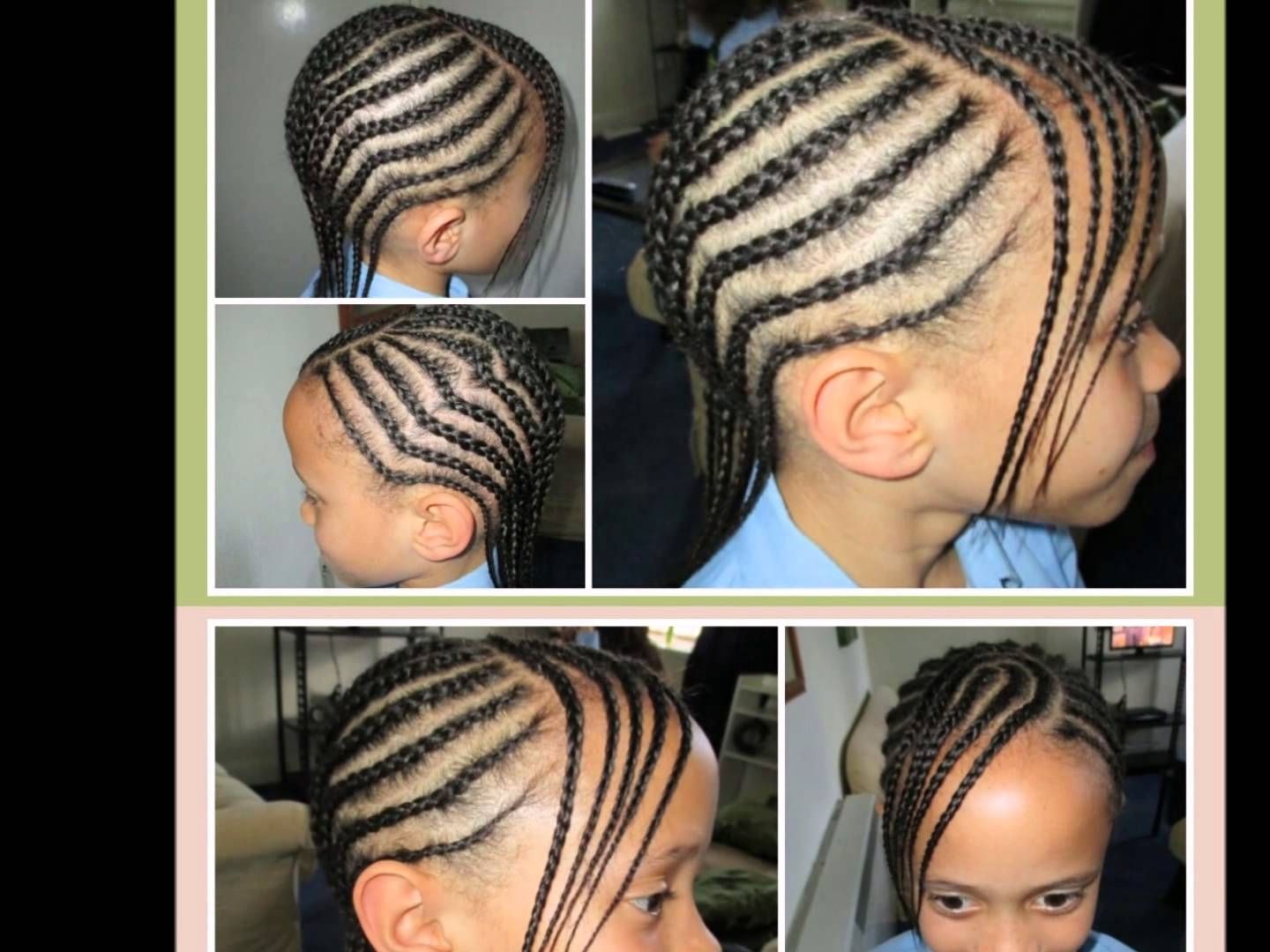 Kids Cornrow Hairstyles – Simple And Classy – Youtube For Widely Used Easy Cornrows Hairstyles (View 3 of 15)