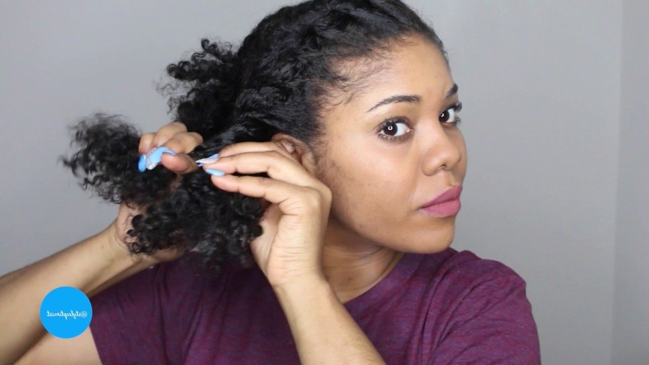 Latest Revamped Braided Ponytail With Regard To Revamp Old Twist Out In Three Minutes – Youtube (View 8 of 15)