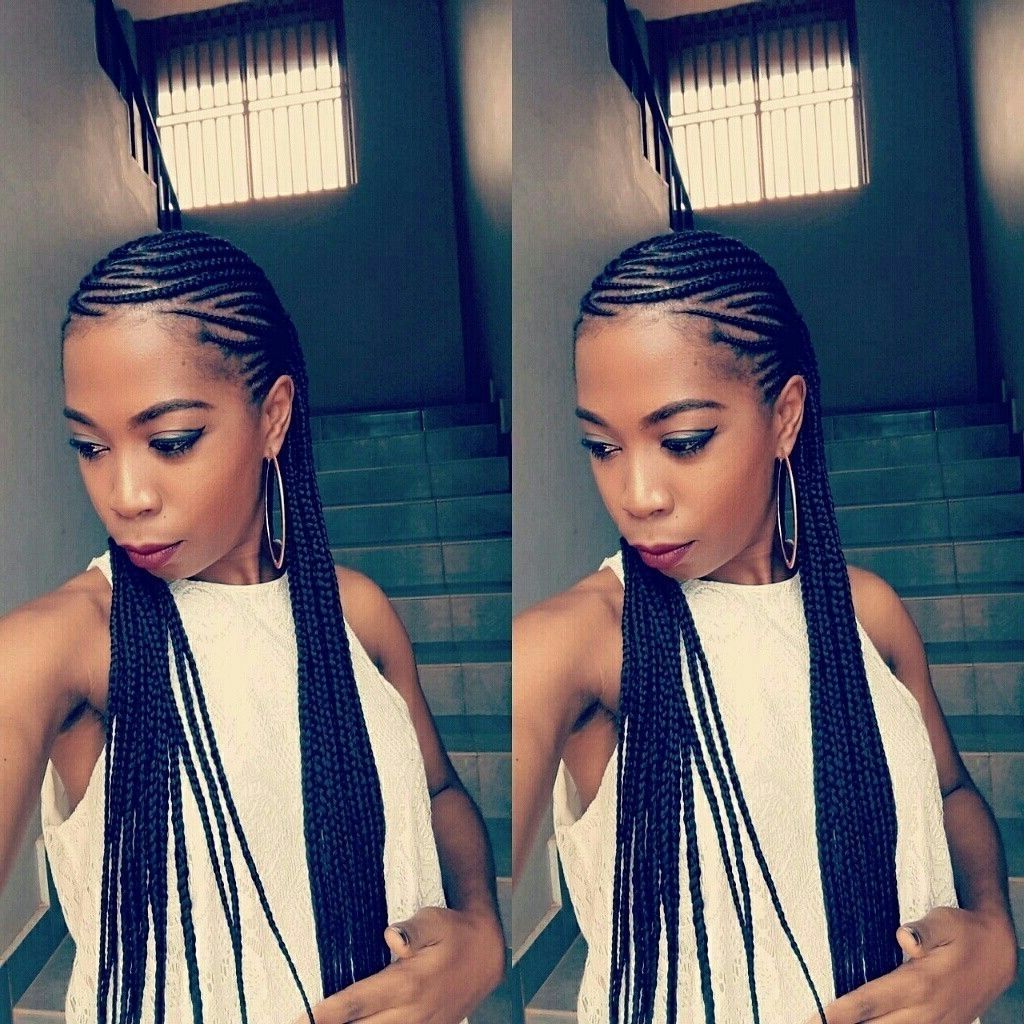 Long Cornrows, Cornrow And Throughout Most Current Cornrows Hairstyles For Small Heads (View 7 of 15)