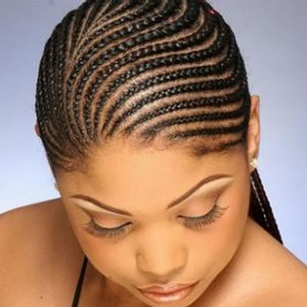 Most Current Cornrows Hairstyles For Ladies Intended For Cornrow Hairstyles For Black Women 2018 2019 – Page 6 – Hairstyles (View 8 of 15)