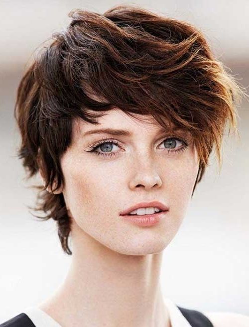 Most Intended For Well Liked Reddish Brown Layered Pixie Bob Haircuts (View 15 of 15)