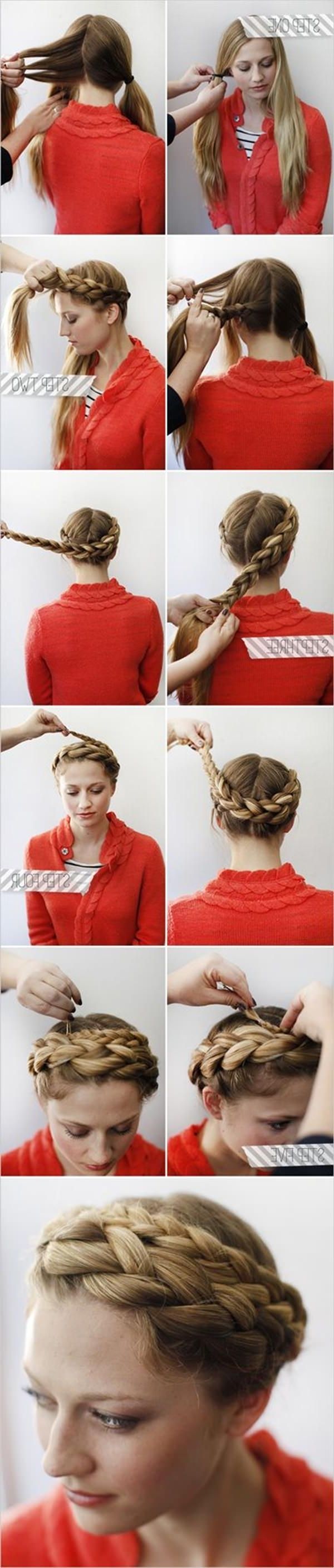 Most Recent Thick Halo Braid Hairstyles Pertaining To 66 Stunning Halo Braid Ideas That You Will Love (View 15 of 15)