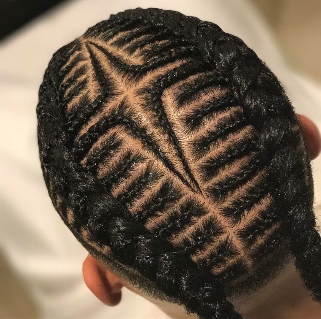 Most Recently Released Cornrows Hairstyles For Men Throughout 24 Popular Man Braids Hairstyles  (View 7 of 15)