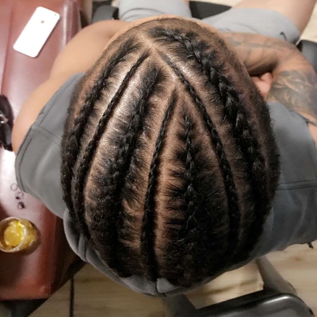 Most Recently Released Geometric Tribal Fulani Pattern Braids With Curly Wisps For Renobraider Instagram Tag – Instahu (View 15 of 15)