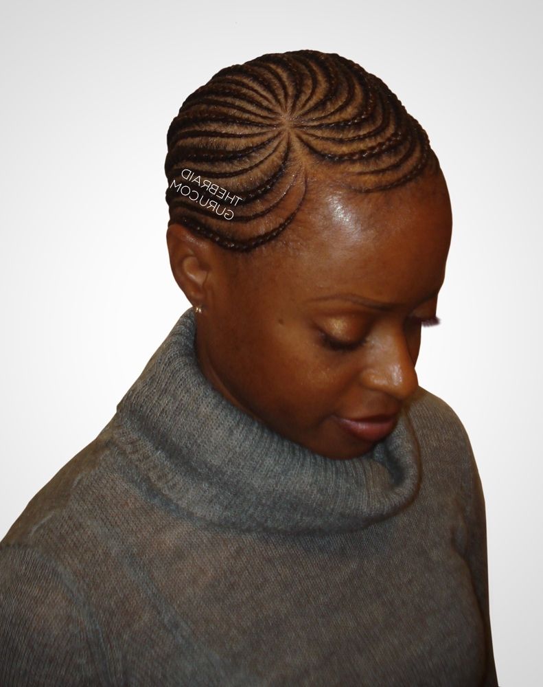 Most Up To Date Cornrows Hairstyles That Cover Forehead Regarding Braid Gallery – The Braid Guru (View 6 of 15)