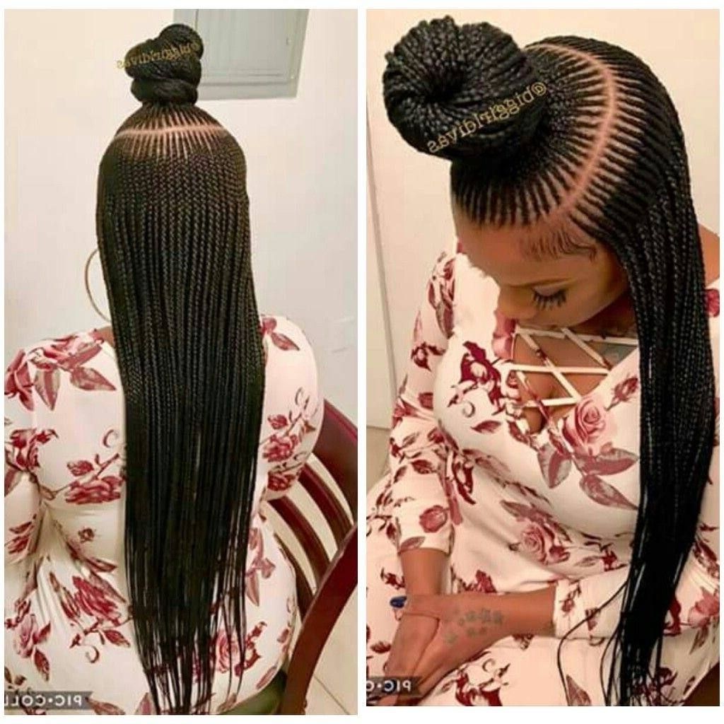 Newest Cornrows Hairstyles Going Up Intended For These Gorgeous Up Do Cornrows Will Make You Ask Your Hairdresser For (View 5 of 15)