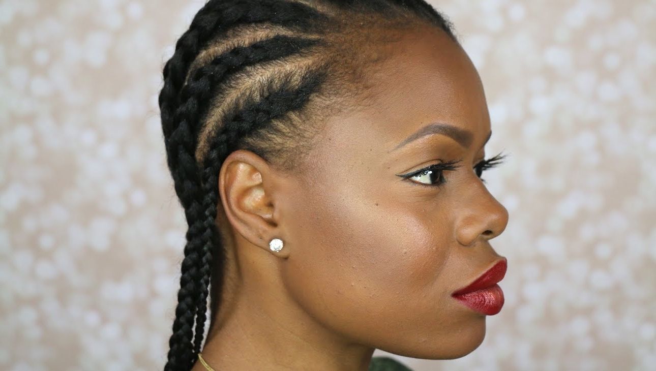Newest Cornrows Hairstyles With Own Hair Pertaining To How To Cornrow Your Own Hair (View 15 of 15)