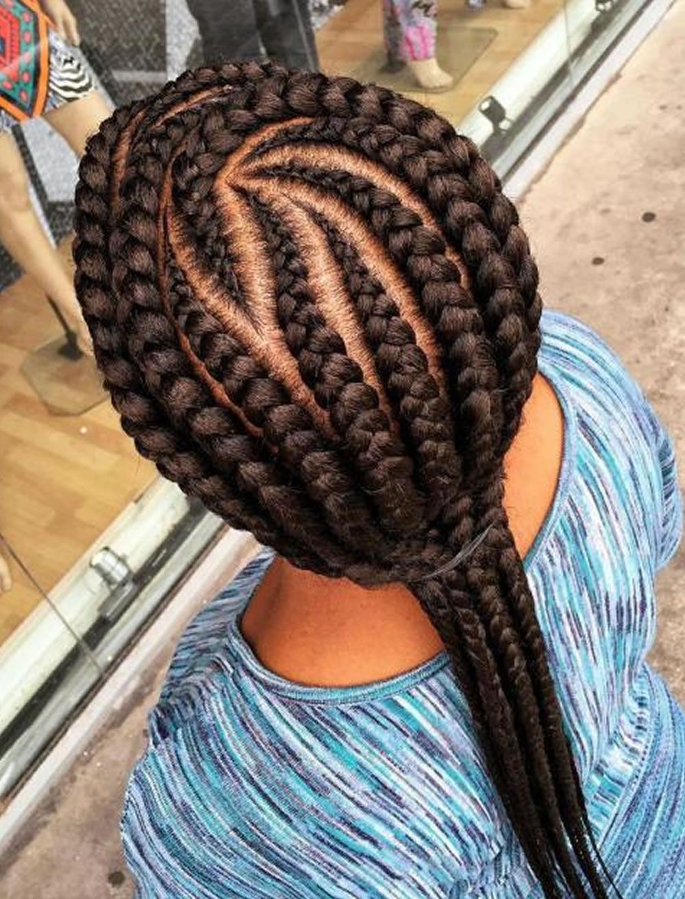 Newest Cornrows Hairstyles Without Extensions Intended For 20 Best African American Braided Hairstyles For Women 2017  (View 14 of 15)