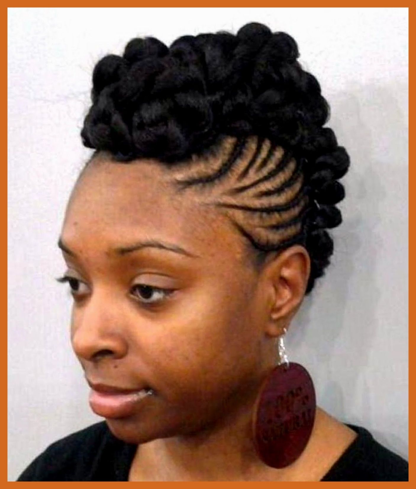 Newest Cornrows Mohawk Hairstyles Pertaining To Fascinating Cornrow Mohawk Hairstyles Black Women Ideas Pics For (View 7 of 15)
