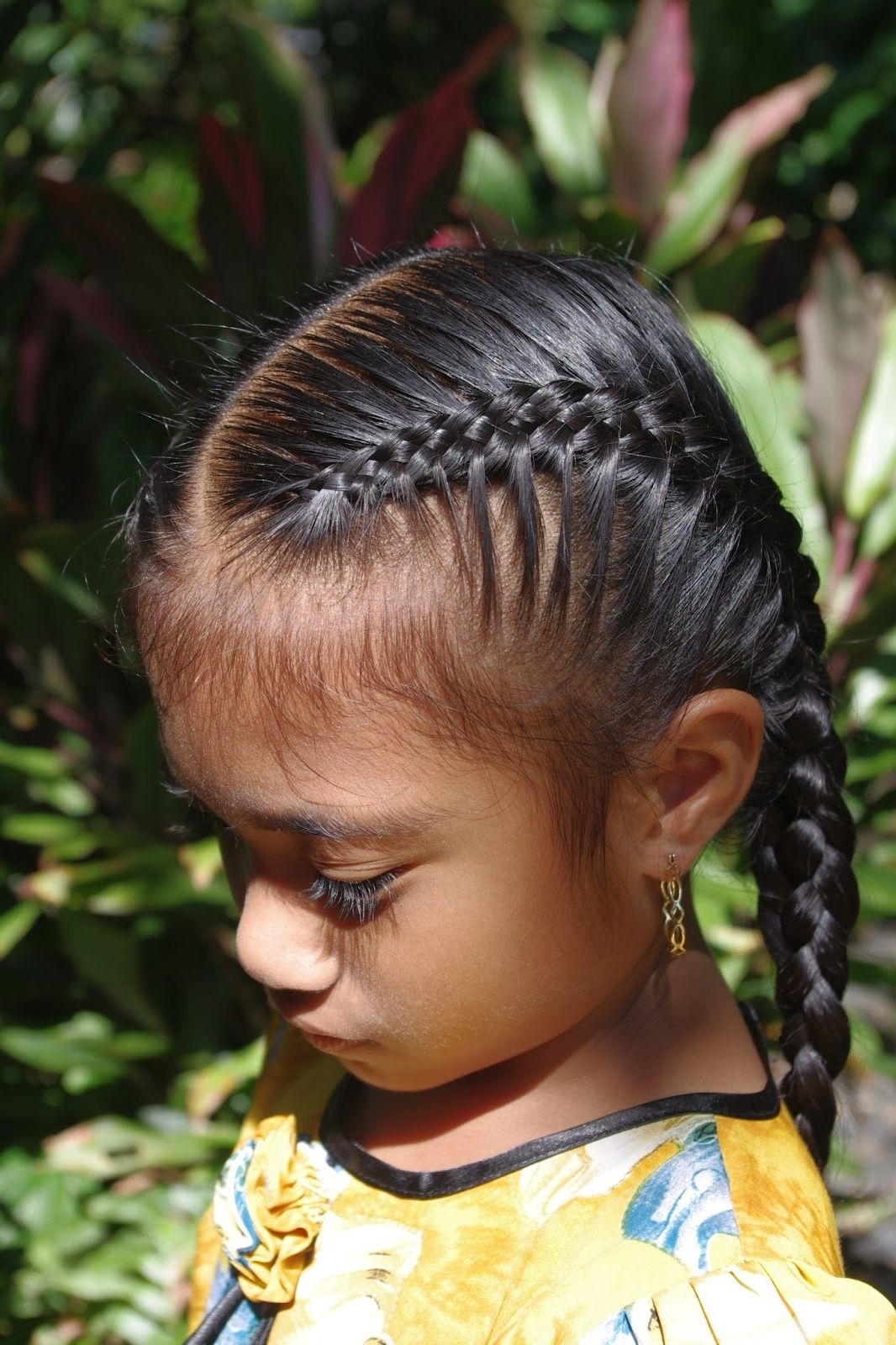 Newest Two French Braid Hairstyles With Flower Within Braids & Hairstyles For Super Long Hair: Micronesian Girl~ Double  (View 10 of 15)