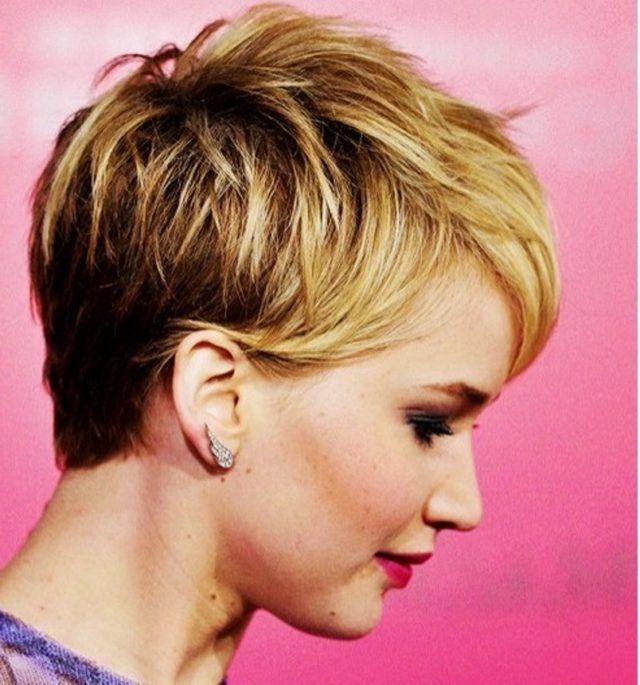 Pixie Cuts: 13 Hottest Pixie Hairstyles And Haircuts For Women In Well Known Finely Chopped Buttery Blonde Pixie Haircuts (View 2 of 15)