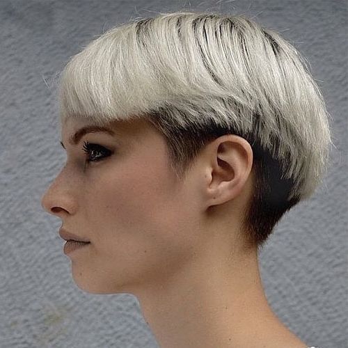 Pixie Undercut For Straight And Curly Hair In 2017 Pixie Bob Haircuts With Temple Undercut (View 10 of 15)