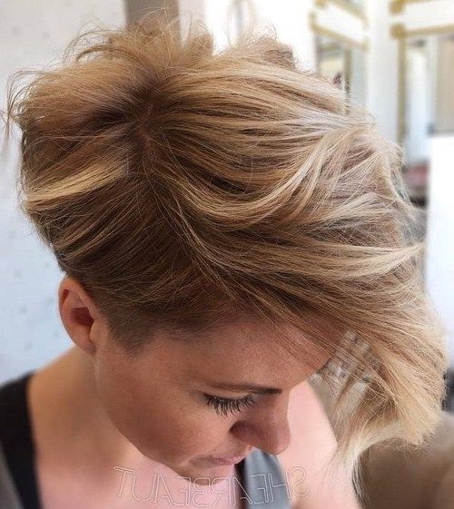 Popular Tapered Pixie With Maximum Volume Inside 70 Short Shaggy, Spiky, Edgy Pixie Cuts And Hairstyles (View 1 of 15)